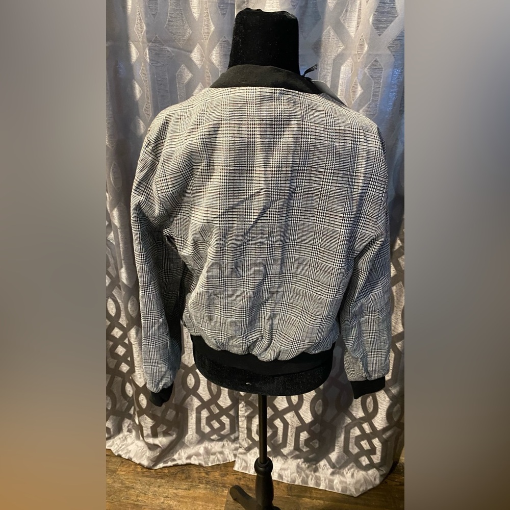 Shinestar Stylish Gray Women's Jacket NWT Size Small - Picture 3 of 5